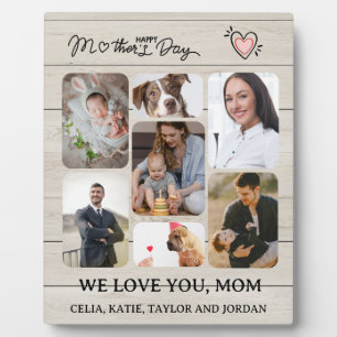 Personalisiertes Foto aus Holz, Plaque-Geschenk fü Fotoplatte