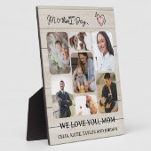 Personalisiertes Foto aus Holz, Plaque-Geschenk fü Fotoplatte (Seite)