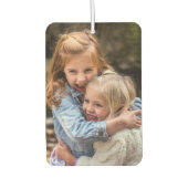 Personalisiertes Foto Autolufterfrischer (Vorderseite)