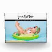 Personalisiertes Foto Baby Liebe & Name Erinnerung (Vorderseite)