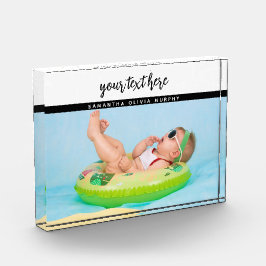 Personalisiertes Foto Baby Liebe & Name Erinnerung