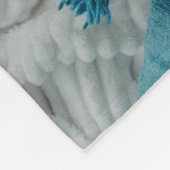 Personalisiertes Foto Baby Liebe & Name Erinnerung Fleecedecke (Ecke)