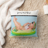 Personalisiertes Foto Baby Liebe & Name Erinnerung Kissen (Decke)