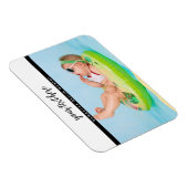 Personalisiertes Foto Baby Liebe & Name Erinnerung Magnet (Rechte Seite)