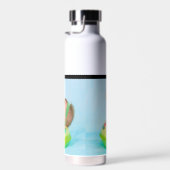 Personalisiertes Foto Baby Liebe & Name Erinnerung Trinkflasche (Rechts)