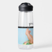 Personalisiertes Foto Baby Liebe & Name Erinnerung Trinkflasche (Vorne)