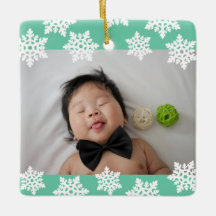Personalisiertes Foto Baby's First Christmas