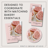 Personalisiertes Foto Bäckerei Runder Aufkleber