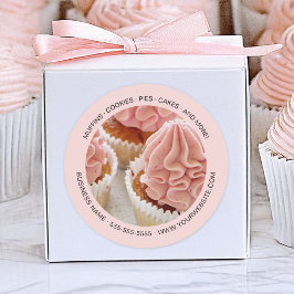 Personalisiertes Foto Bäckerei Runder Aufkleber