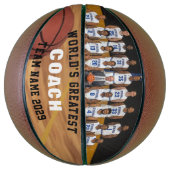 Personalisiertes Foto Basketball für Teamtrainer (Vertikal)