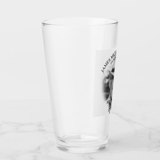 Personalisiertes Foto Beerdigung Keepake Glas (Rechts)