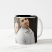 Personalisiertes Foto Benutzerdefiniert Bild hinzu Zweifarbige Tasse (VorderseiteRechts)