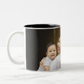 Personalisiertes Foto Benutzerdefiniert Bild hinzu Zweifarbige Tasse (Links)