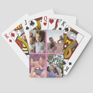 Personalisiertes Foto benutzerdefinierte Collage Spielkarten
