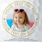 Personalisiertes Foto - Benutzerdefinierter Farbte Golfball