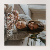 Personalisiertes Foto & Benutzerdefinierter Text O Puzzle (Horizontal)