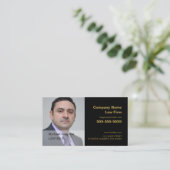 Personalisiertes Foto, Beruflich Visitenkarte (Stehend Vorderseite)