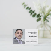 Personalisiertes Foto, Beruflich Visitenkarte (Stehend Vorderseite)