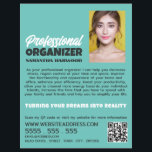 Personalisiertes Foto, Beruflicher Organisator Flyer<br><div class="desc">Personalisiertes Foto,  Berufliche Organisator-Werbung Flyer durch den Business Card Store.</div>