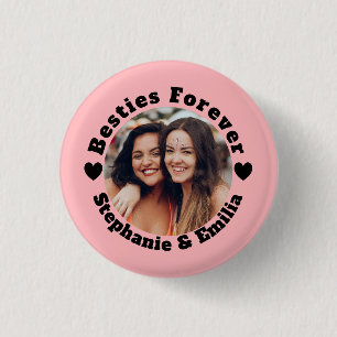 Personalisiertes Foto beste Freunde BESTE FREUNDIN Button