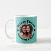 Personalisiertes Foto beste Freunde BESTE FREUNDIN Kaffeetasse (Links)