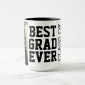 Personalisiertes Foto Beste Grad je Klasse 2024 Tasse (Zentrum)