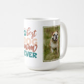 Personalisiertes Foto Beste Hunde Mama je Kaffeetasse (VorderseiteRechts)