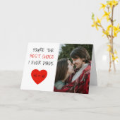 Personalisiertes Foto Beste Wahl Karte (Gelbe Blume)