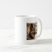 Personalisiertes Foto Bester Hundepapa ever Kaffeetasse (VorderseiteRechts)
