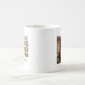 Personalisiertes Foto Bester Hundepapa ever Kaffeetasse (Mittel)