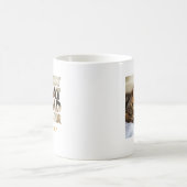 Personalisiertes Foto Bester Katzenvater ever Kaffeetasse (Mittel)