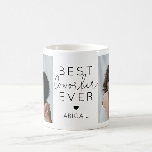 Personalisiertes Foto Bester Mitarbeiter je Kaffeetasse (Mittel)