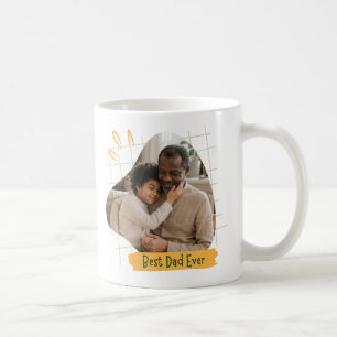 Personalisiertes Foto Bester Vater Aller Zeiten Kaffeetasse