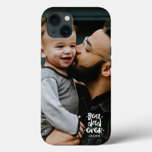 Personalisiertes Foto Bester Vater je Name Overla Case-Mate iPhone Hülle