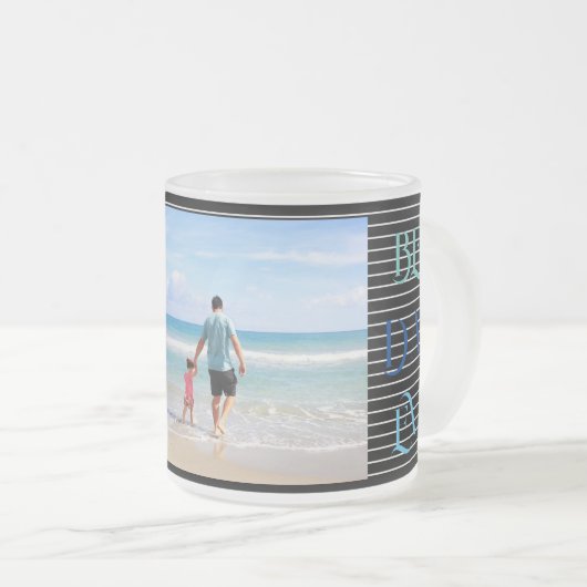 Personalisiertes Foto Bester Vater je Tasse (VorderseiteRechts)