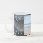 Personalisiertes Foto Bester Vater je Tasse (Links)