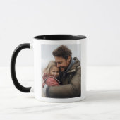 Personalisiertes Foto Bester Vater je Tasse (Links)