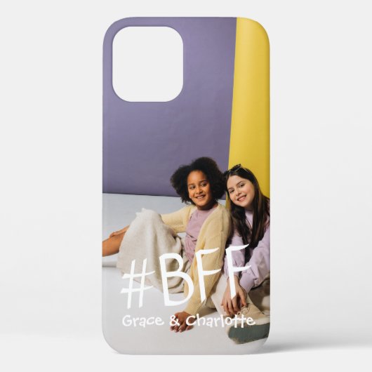Personalisiertes Foto Besties Best Friends #BESTE Case-Mate iPhone Hülle (Rückseite)