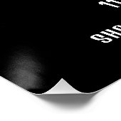 Personalisiertes Foto, Besuchsstunden des Weihnach Poster (Ecke)