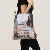Personalisiertes Foto Bewährte Freunde für immer T Tasche (Von Nahem)