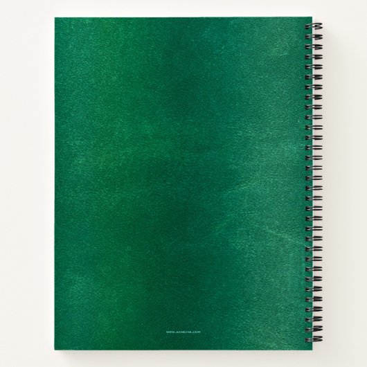 Personalisiertes Foto Bullet Journal SpiralNoteboo Notizblock (Rückseite)