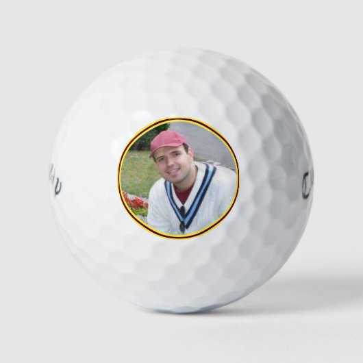 Personalisiertes Foto Callaway Golf Balls Golfball (Vorderseite)
