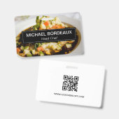 Personalisiertes Foto Catering Ausweis (Vorder- & Rückseite)