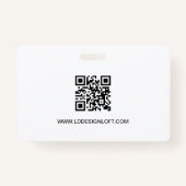 Personalisiertes Foto Catering Ausweis (Rückseite)