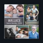 Personalisiertes Foto, Chalkboard, Wiedersehen Magnet<br><div class="desc">Überraschen Sie die Familie mit diesen personalisierten Magneten,  die Fotos enthalten,  die Sie wählen,  Ihren Nachnamen und Wiedersehen Jahr. Ein lustiges Souvenir,  Geschenk für Oma,  Opa,  die Kinder,  Enkel,  Mütter und Väter.</div>