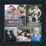 Personalisiertes Foto, Chalkboard, Wiedersehen Magnet<br><div class="desc">Überraschen Sie die Familie mit diesen personalisierten Magneten,  die Fotos enthalten,  die Sie wählen,  Ihren Nachnamen und Wiedersehen Jahr. Ein lustiges Souvenir,  Geschenk für Oma,  Opa,  die Kinder,  Enkel,  Mütter und Väter.</div>