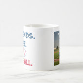Personalisiertes Foto, Coffee & Baseball Tasse (Mittel)