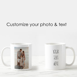 Personalisiertes Foto-Cup-benutzerdefiniertes Text Kaffeetasse