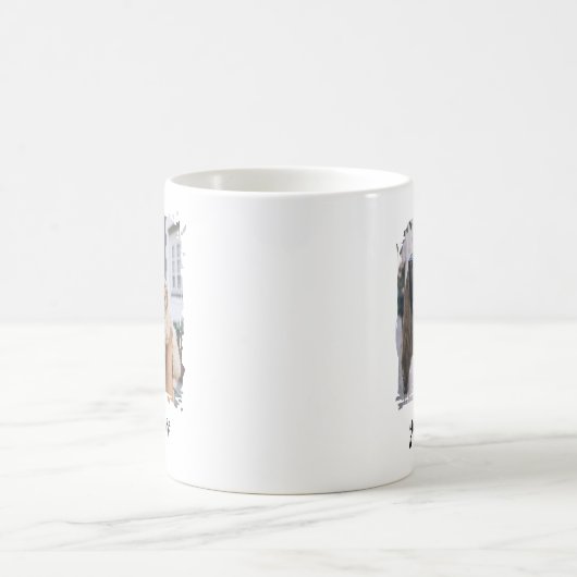 Personalisiertes Foto-Cup-benutzerdefiniertes Text Kaffeetasse (Mittel)