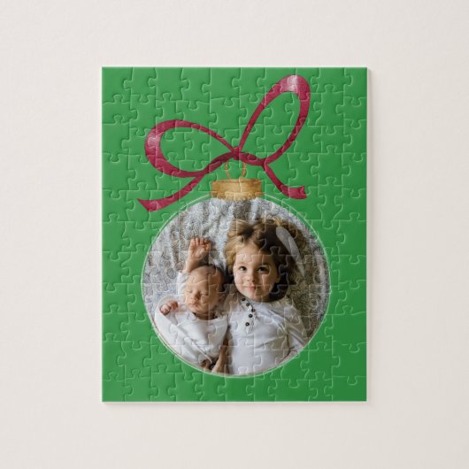 Personalisiertes Foto Custom Christmas Keepake Puzzle (Vertikal)